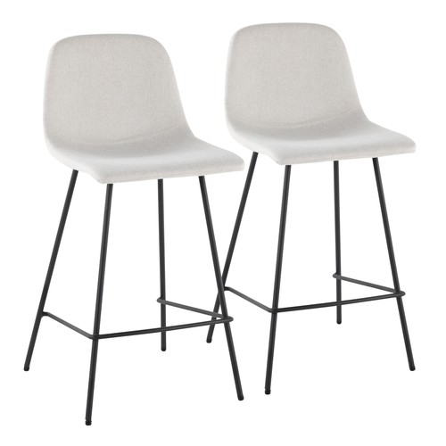 Rocca 26" Fixed-height Counter Stool - Set Of 2